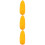 3Pcs Cute Yellow Car Antenna Decor Plastic Vehicle Accessory Set 7