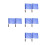 8Pcs Blue Referee Flags Durable Cloth Hand Signals for Sports Training 7