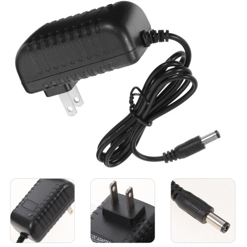 12V DC power adapter for LED strip light, 2-output 2