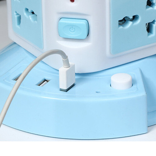 Πολύπριζο Tower με 3 θύρες USB και 16 πρίζες 2