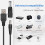 Cable de alimentación USB a 5V CC con 14 conectores intercambiables 3