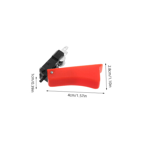 3Pcs Portable Red Plastic Trigger Switch for Precise Torch Activation 1