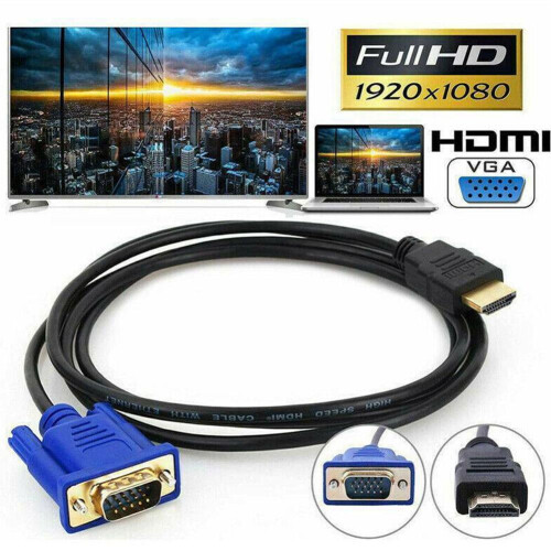 Καλώδιο HDMI σε VGA 1,8 μ. 1080p 1