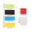 6Pcs Assorted Color Braille Dot Stickers for Blind School and Home 2