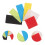6Pcs Assorted Color Braille Dot Stickers for Blind School and Home 6