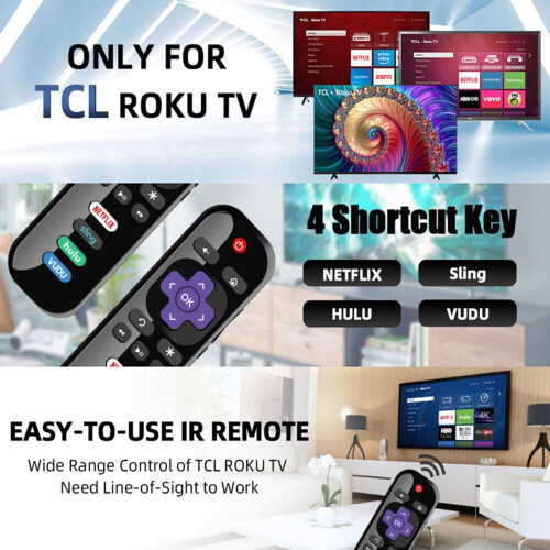 Télécommande RC280IR pour téléviseurs TCL Roku 1