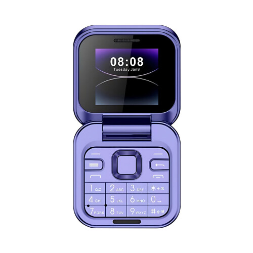LangPing2025Mini Flip Τηλέφωνο 2G Ξεκλείδωτο με 2 υποδοχές SIM 1