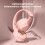 Casque Ankereame Bluetooth 5.3 Hi-Fi pliable 16 h rose 4