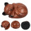 Resin Tierurne Hellbraun Schlafende Katzenfigur Aschebehälter 6