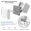 Wall Mount Bracket for iSmart Alarm Camera Compatible with 3