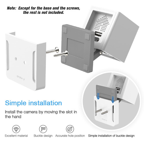 Wall Mount Bracket for iSmart Alarm Camera Compatible with 2