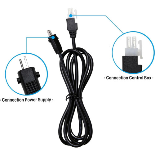 Cable de alimentación ajustable de 2 metros para cama Ergo Extend Sealy Ease 2