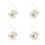 4Pcs Watch Motor Replacement Dc Automatic Winder Durable Plastic Beige 4