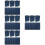 40Pcs Paper Certificate Protectors Dark Blue Award Document Holders 6