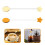 4Pcs Novelty Glass Serving Spoons Bar Coffee Stirring Tools 8