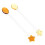 4Pcs Novelty Glass Serving Spoons Bar Coffee Stirring Tools 10