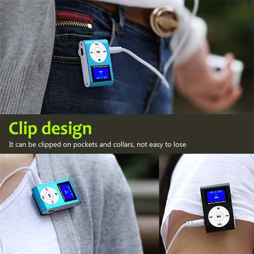 MP3-Player mit Metallclip und LCD-Bildschirm 2