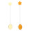 4Pcs Novelty Glass Serving Spoons Bar Coffee Stirring Tools 11