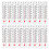 60Pcs Pocket-Size Glass Thermometer Multi-Color for Miniature Display 10