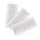 60Pcs Pocket-Size Glass Thermometer Multi-Color for Miniature Display 11