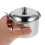 Compact Spice Container Canister Silver Stainless Steel 1 Set 7
