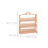 3Pcs Assorted Color Mini Bread Rack Dollhouse Display Shelf Decor 2
