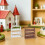 3Pcs Assorted Color Mini Bread Rack Dollhouse Display Shelf Decor 3