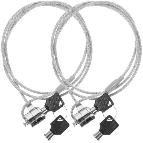 Laptop Cable Lock with Key 2 Pack 2