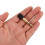Forgyldt 3,5 mm hun- til 6,35 mm jack-adapter 3