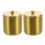 2Pcs Durable Brass Car Ashtray with Lid Portable Mini Windproof Design 6