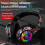 Casque de jeu sans fil Bluetooth avec LED et microphone 3