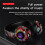 Casque de jeu sans fil Bluetooth avec LED et microphone 4