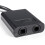 Splitter ottico digitale Toslink 1 ingresso 2 uscite nero 4