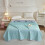 King Size Cooling Silk-Feel Polyester Patchwork 2