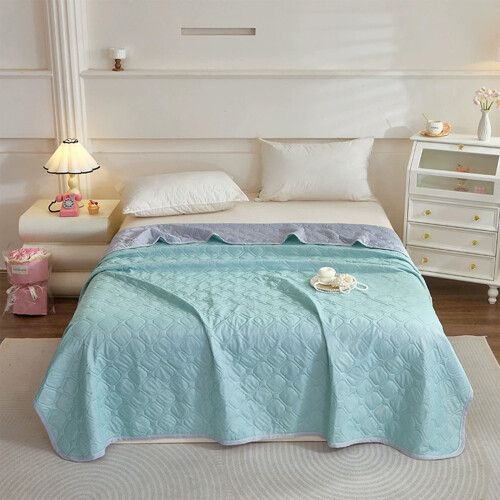 King Size Cooling Silk-Feel Polyester Patchwork 1