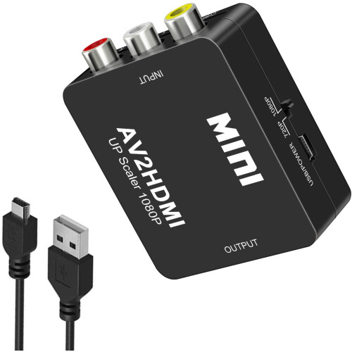 RCA-zu-HDMI-Konverter1080p AV-Adapter 1