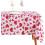 Valentinsdagshjerteduk 60 x 120 tommer polyester 4