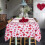 Valentinsdagshjerteduk 60 x 120 tommer polyester 5