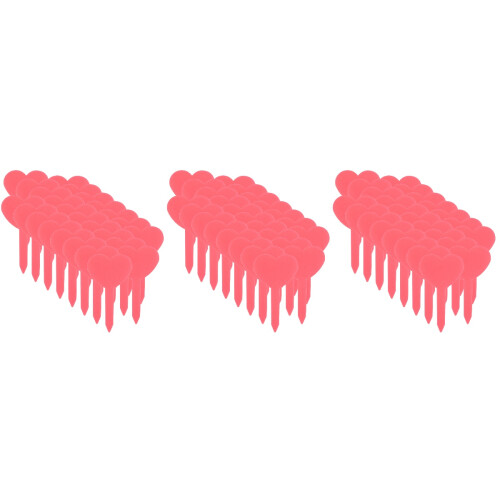 300Pcs Adorable Red Plant Markers Durable Replaceable Garden Labels 2