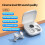 Wireless Earbuds Bluetooth 5.3 IPX5 Waterproof with 4