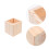 Benforhøjere i træ til sofaer 9x9x7cm 1 pakke 3