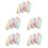 Reusable Plastic Sticky Balls Tape Colorful DIY Decompression Toy 5