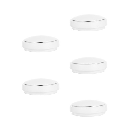 5Pcs Clip on Ceiling Light Shades Silver Plastic for Home Use 2