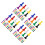 320Pcs Durable Plastic Chess Pieces Multicolor Board Game Tokens Set 3