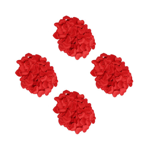 1200Pcs Red Heart Confetti for Valentine's Day Romantic Table Decor 1