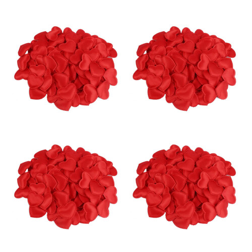 1200Pcs Red Heart Confetti for Valentine's Day Romantic Table Decor 2