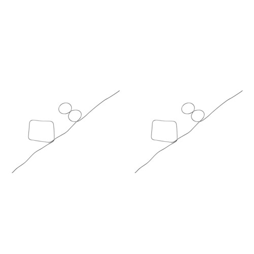 2Pcs High Temp Silver Iron Wire Trick Tool for Party Show Props 2