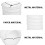 4Pcs Foldable Paper Floor Lamp Shade Ivory Color Light Protector 4