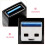 USB-A rätvinklig adapter 90, 10 Gbps, 2-pack 2