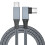 Cábla USB-C go USB-C uillinn dheis 6m 3